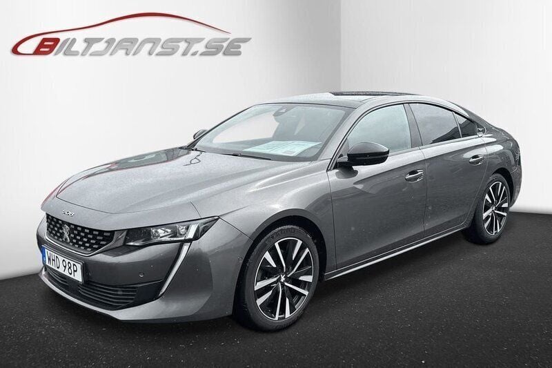 Grå Begagnad 2019 Peugeot 508 GT Sedan | 179 900 kr (Dyr) - Bild 1/4