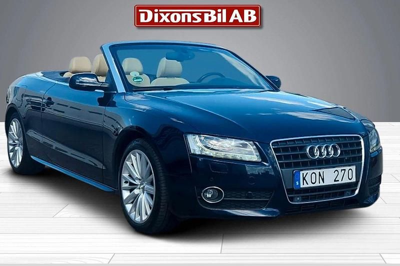 Mörkblå Begagnad 2009 Audi A5 Cabriolet Comfort Cab | 149 500 kr - Bild 1/4