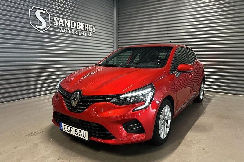 Röd Begagnad 2021 Renault Clio V Intens Halvkombi | 174 500 kr (Marknadspris) - Bild 1/4