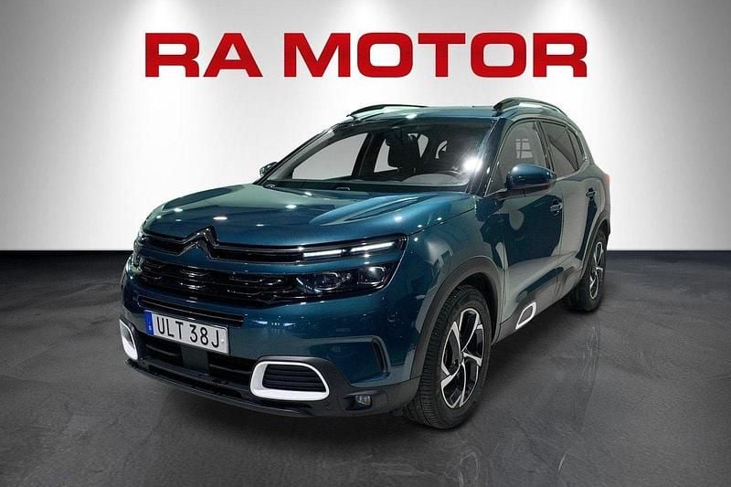 Blå Begagnad 2019 Citroën C5 Aircross PureTech SUV | 209 900 kr (Marknadspris) - Bild 1/4