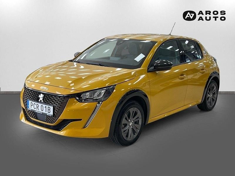 Gul Begagnad 2022 Peugeot e-208 Allure Halvkombi | 239 900 kr (Dyr) - Bild 1/4