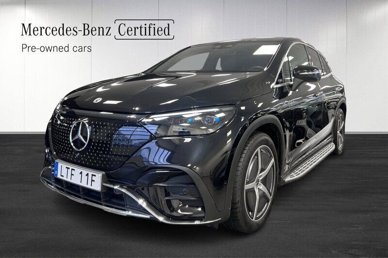 Svart Begagnad 2023 Mercedes EQE500 AMG Line Premium SUV | 759 000 kr (Marknadspris) - Bild 1/4