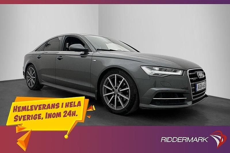 Grå Begagnad 2018 Audi A6 S-Line Sedan | 239 900 kr - Bild 1/3