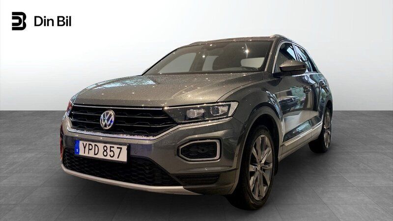 Grå Begagnad 2018 VW T-Roc SUV | 209 900 kr (Bra pris) - Bild 1/4