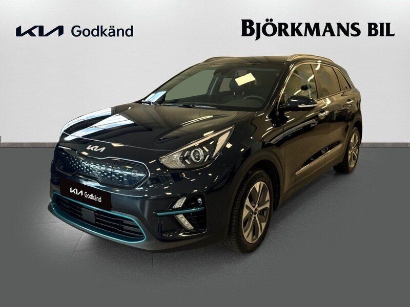 Blå (gravity blue) Begagnad 2022 Kia e-Niro Advance SUV | 279 000 kr (Marknadspris) - Bild 1/4