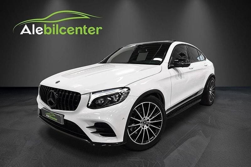 Vit Begagnad 2018 Mercedes GLC220 AMG Sportkupé | 319 900 kr (Marknadspris) - Bild 1/4