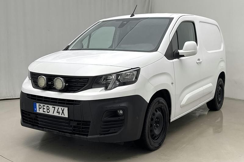 Vit Begagnad 2019 Peugeot Partner Minibuss | 129 000 kr (Superpris) - Bild 1/4