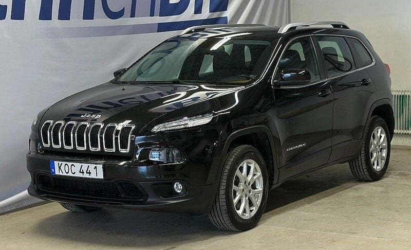 Svart Begagnad 2014 Jeep Cherokee SUV | 154 500 kr (Marknadspris) - Bild 1/4