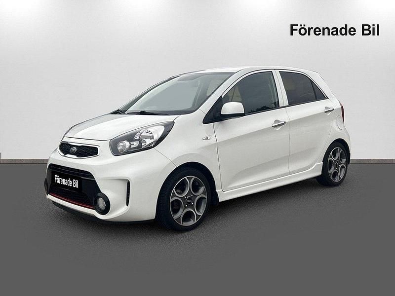 Vit Begagnad 2016 Kia Picanto Halvkombi | 79 900 kr (Marknadspris) - Bild 1/4