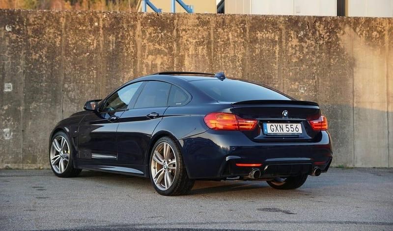 Begagnad BMW 435 Gran Coupé M Sport 306 HK (225 kW) 2015 Blå Sportkupé