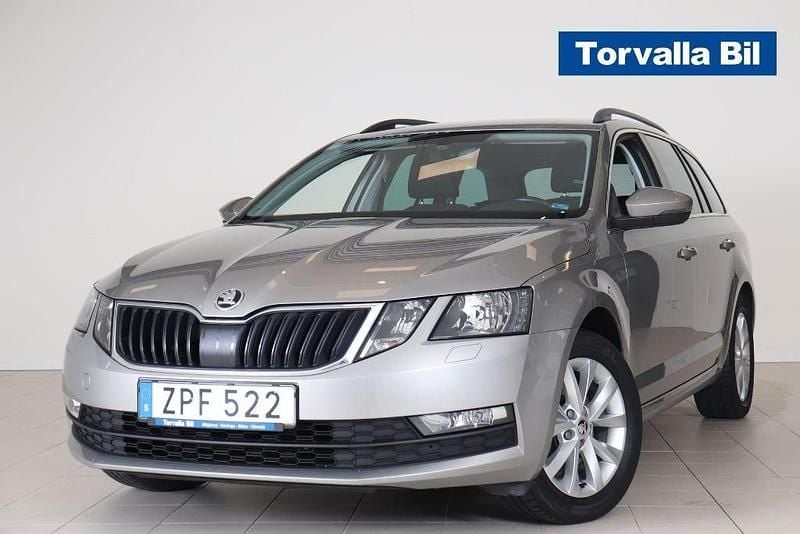 Ljusbrun Begagnad 2018 Skoda Octavia Ambition Kombi | 149 900 kr (Marknadspris) - Bild 1/4