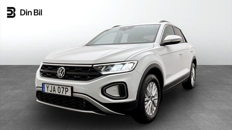 Vit Begagnad 2022 VW T-Roc SUV | 299 900 kr (Marknadspris) - Bild 1/3