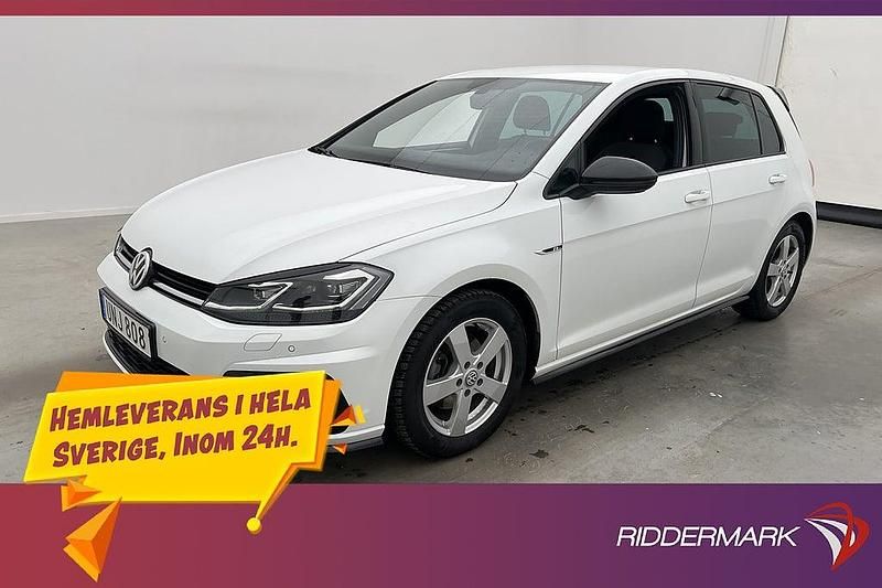 Vit Begagnad 2018 VW Golf VII R-line Halvkombi | 169 800 kr (Marknadspris) - Bild 1/3