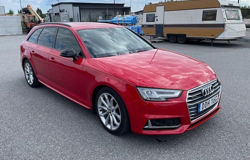 Röd Begagnad 2019 Audi A4 Sport Kombi | 199 000 kr (Marknadspris) - Bild 1/4