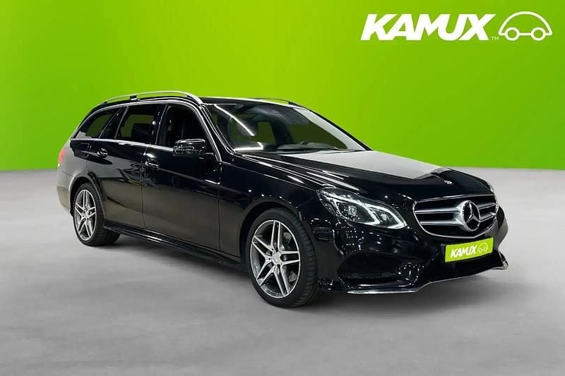 Svart Begagnad 2015 Mercedes E220 AMG Kombi | 199 700 kr (Marknadspris) - Bild 1/4
