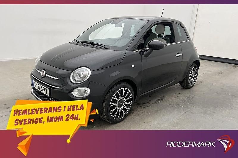 Begagnad Fiat 500 Lounge 71 HK (52 kW) 2020 Svart Halvkombi