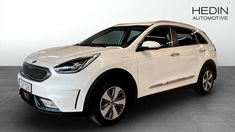 Vit (white) Begagnad 2018 Kia Niro 2 SUV | 159 000 kr (Marknadspris) - Bild 1/4