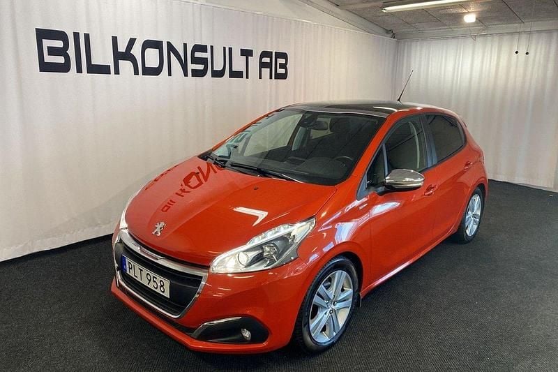 Orange Begagnad 2017 Peugeot 208 Style Halvkombi | 99 000 kr (Marknadspris) - Bild 1/4