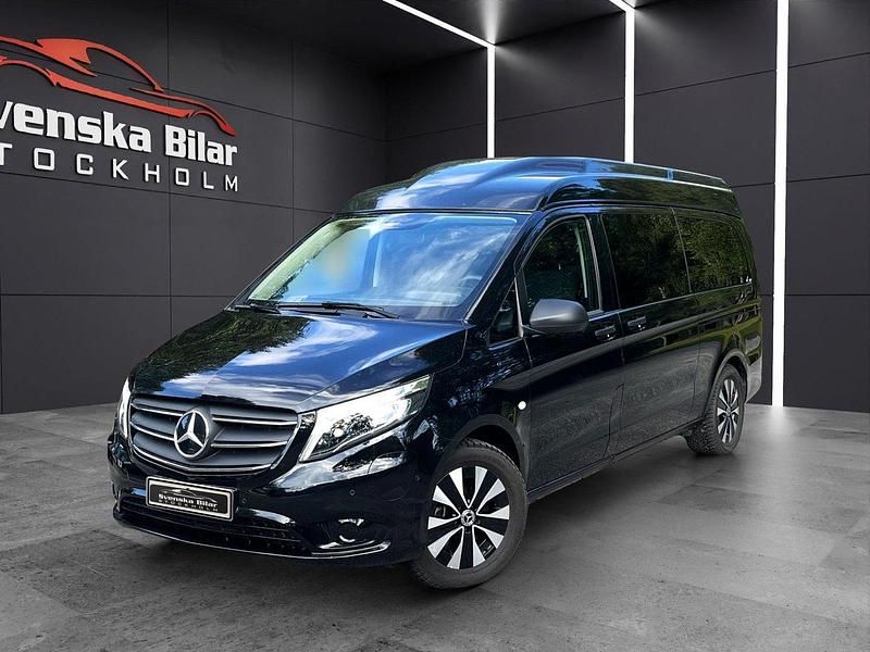 Svart Begagnad 2021 Mercedes e-Vito Minibuss | 899 900 kr - Bild 1/4