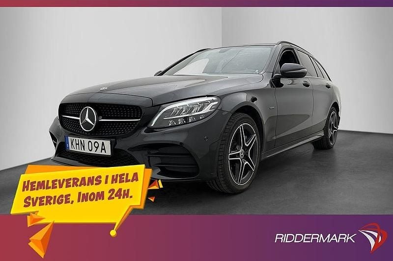 Svart Begagnad 2020 Mercedes C300e | 294 900 kr - Bild 1/3