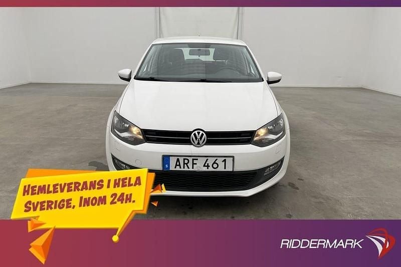 Begagnad VW Polo 86 HK (63 kW) 2013 Vit Halvkombi