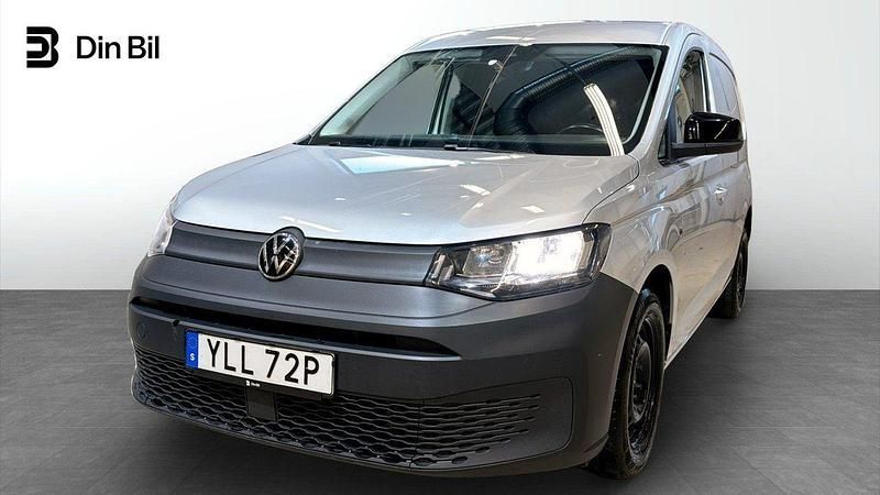 Silver (reflexsilver metallic) Begagnad 2022 VW Caddy Minibuss | 209 900 kr (Superpris) - Bild 1/4