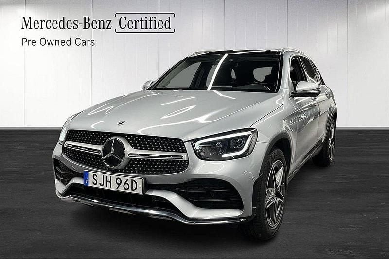 Silver Begagnad 2020 Mercedes GLC220 AMG SUV | 419 500 kr (Marknadspris) - Bild 1/4