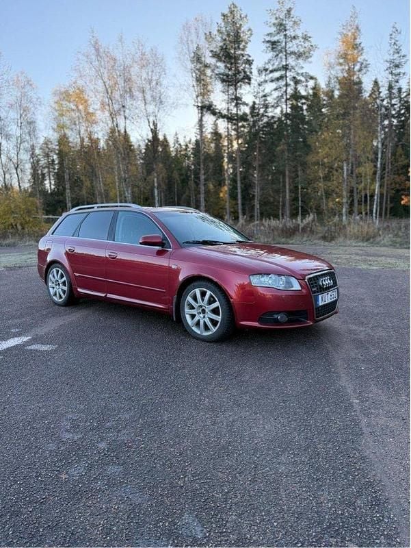 Röd Begagnad 2008 Audi A4 S-Line Kombi | 17 000 kr (Superpris) - Bild 1/4