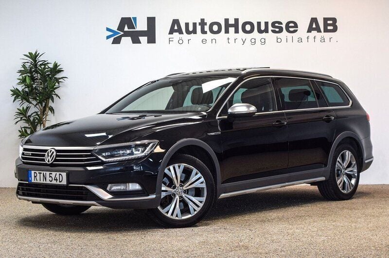 Svart Begagnad 2019 VW Passat Alltrack Kombi | 264 000 kr (Marknadspris) - Bild 1/4