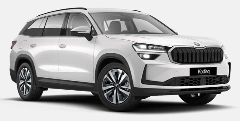 Vit Ny 2025 Skoda Kodiaq Business Line SUV | 454 300 kr (Marknadspris) - Bild 1/3