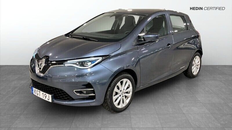 Grå (grey) Begagnad 2021 Renault Zoe Zen Halvkombi | 149 900 kr (Bra pris) - Bild 1/4