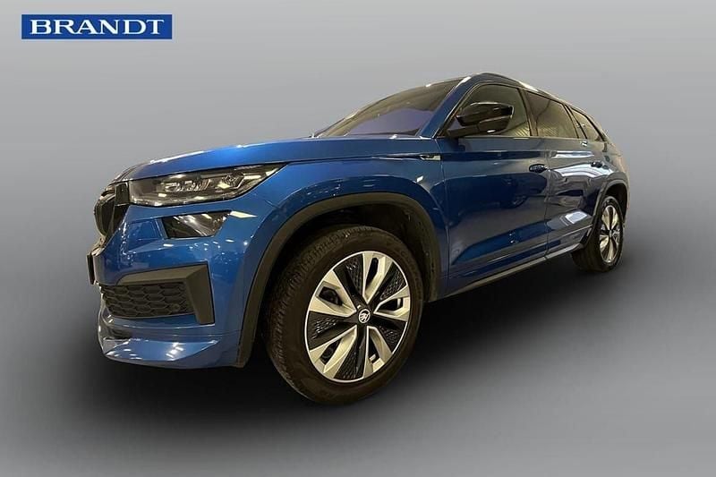 Blå Begagnad 2022 Skoda Kodiaq SportLine SUV | 299 900 kr (Marknadspris) - Bild 1/4