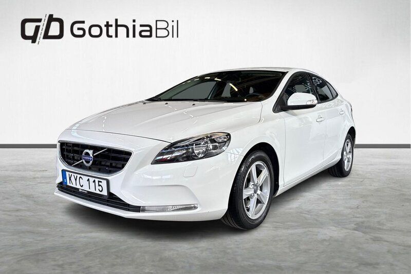 Vit Begagnad 2015 Volvo V40 Kombi | 154 900 kr (Marknadspris) - Bild 1/4