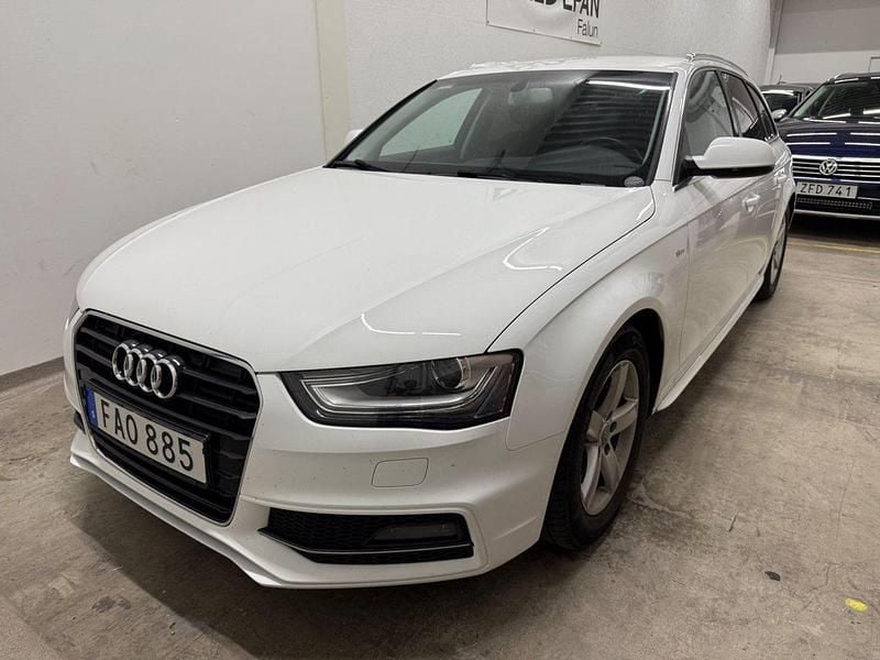 Vit Begagnad 2015 Audi A4 Sport Kombi | 119 500 kr (Bra pris) - Bild 1/4