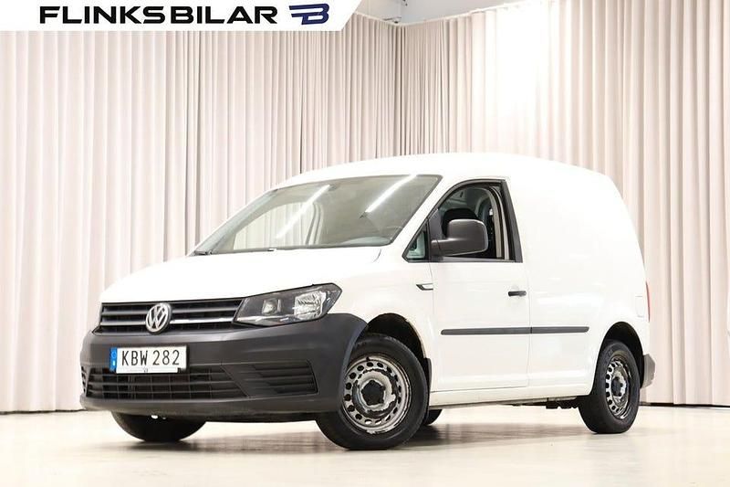 Vit Begagnad 2016 VW Caddy Minibuss | 89 900 kr (Marknadspris) - Bild 1/4
