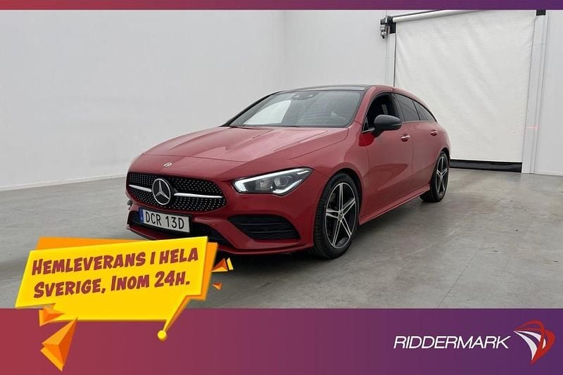 Röd Begagnad 2019 Mercedes CLA200 Shooting Brake AMG Kombi | 259 800 kr (Marknadspris) - Bild 1/3