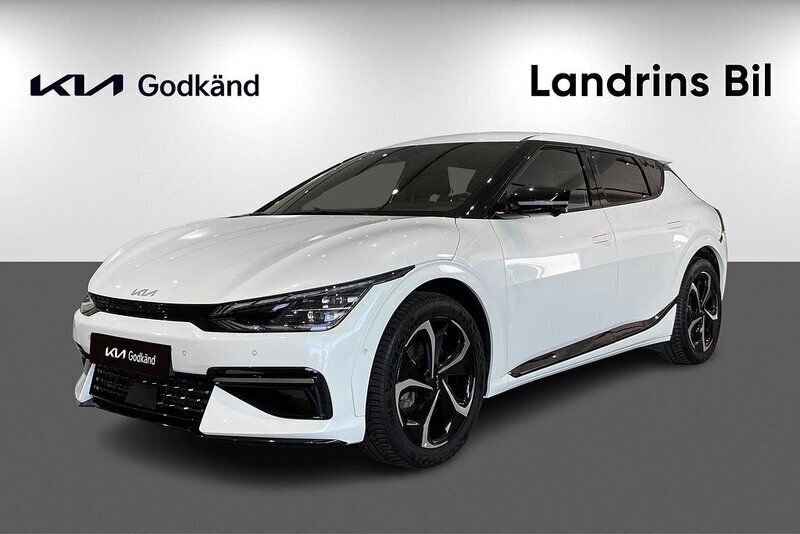 Vit Begagnad 2022 Kia EV6 3 SUV | 469 000 kr (Bra pris) - Bild 1/4
