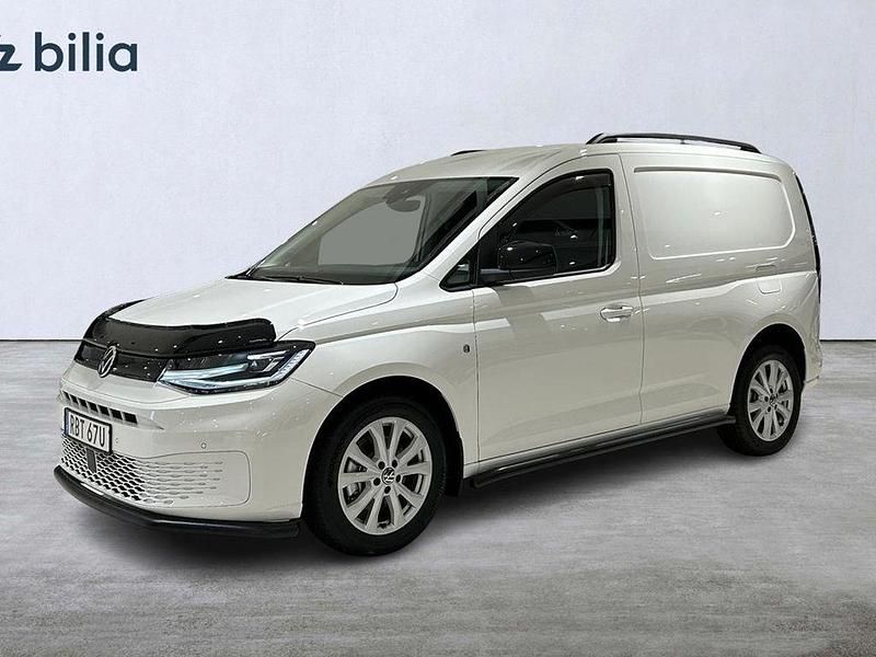 Vit Ny 2025 VW Caddy Minibuss | 424 875 kr (Marknadspris) - Bild 1/4