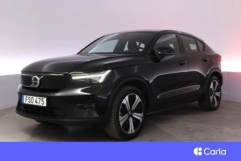Svart Begagnad 2022 Volvo EC40 SUV | 351 900 kr (Lite dyr) - Bild 1/4