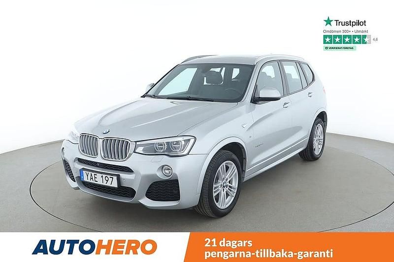 Silver Begagnad 2015 BMW X3 M Sport SUV | 210 000 kr (Marknadspris) - Bild 1/4