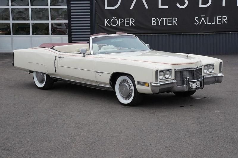 Cremevit Begagnad 1971 Cadillac Eldorado Sportkupé | 199 000 kr - Bild 1/4