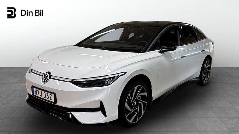 Vit Begagnad 2024 VW ID.7 Pro Sedan | 499 800 kr (Superpris) - Bild 1/4