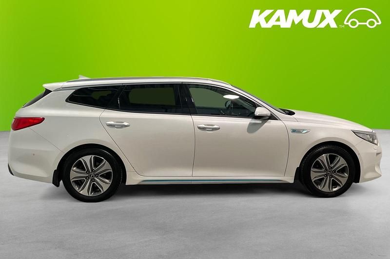Begagnad Kia Optima Hybrid Sport 2018 Vit Sedan