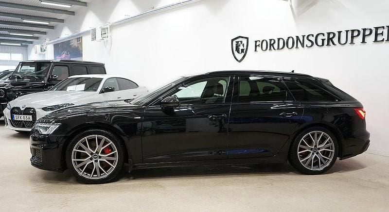 Begagnad Audi A6 S-Line 367 HK (269 kW) 2021 Svart Kombi