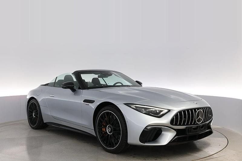 Silver Ny 2025 Mercedes AMG SL63 S E Performance AMG Cab | 2 703 000 kr - Bild 1/4