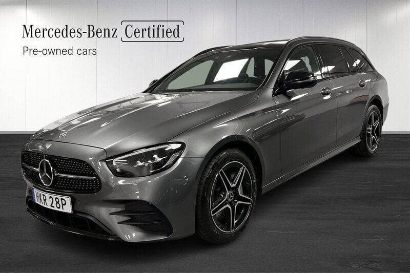 Grå Begagnad 2022 Mercedes E300 AMG Line Premium Plus Kombi | 469 000 kr (Lite dyr) - Bild 1/4
