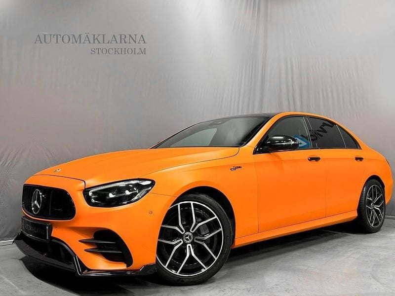 Begagnad Mercedes E220 AMG 194 HK (142 kW) 2021 Svart Sedan