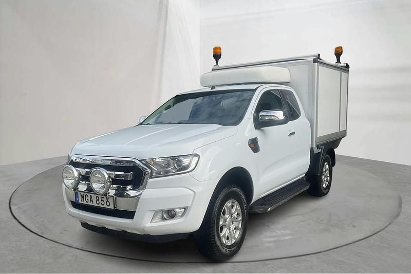 Vit Begagnad 2018 Ford Ranger XLT Pickup | 209 000 kr (Superpris) - Bild 1/4