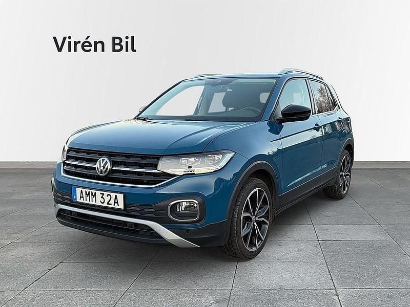 Blå Begagnad 2020 VW T-Cross GT SUV | 199 000 kr (Marknadspris) - Bild 1/4
