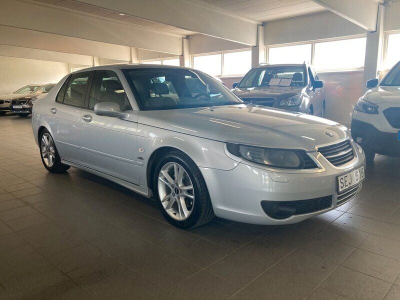 Grå Begagnad 2009 Saab 9-5 Aero Sedan | 79 000 kr (Dyr) - Bild 1/4